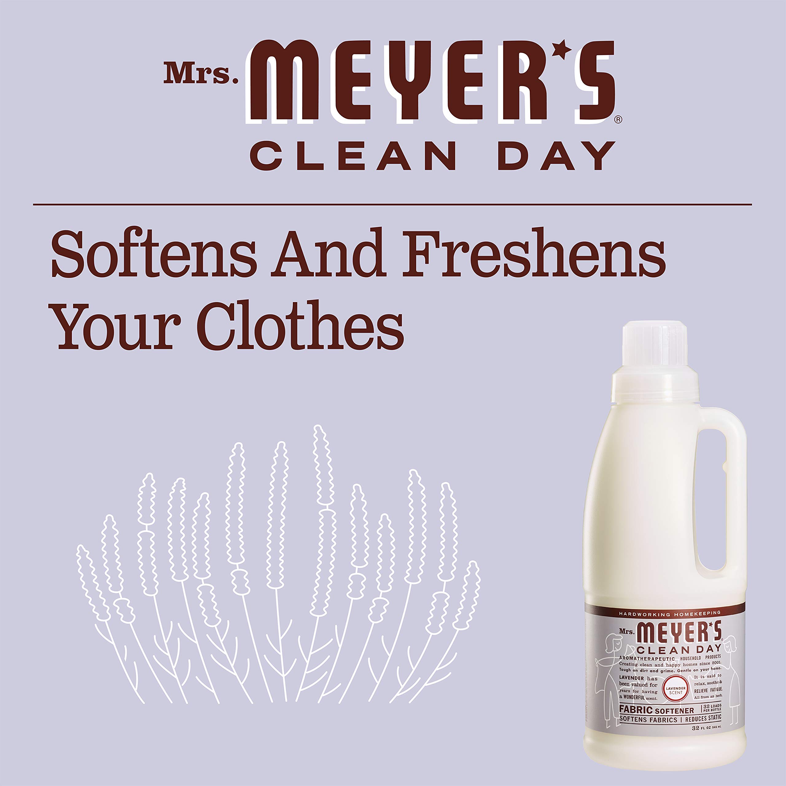 Foto 6 pulgar | Suavizante Líquido Mrs. Meyer's Clean Day Lavender 960 Ml - Venta Internacional
