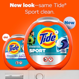 Foto 2 | Detergente Para Ropa Pacs Tide Power Pods Con Febreze Sport De 18 Unidades - Venta Internacional.
