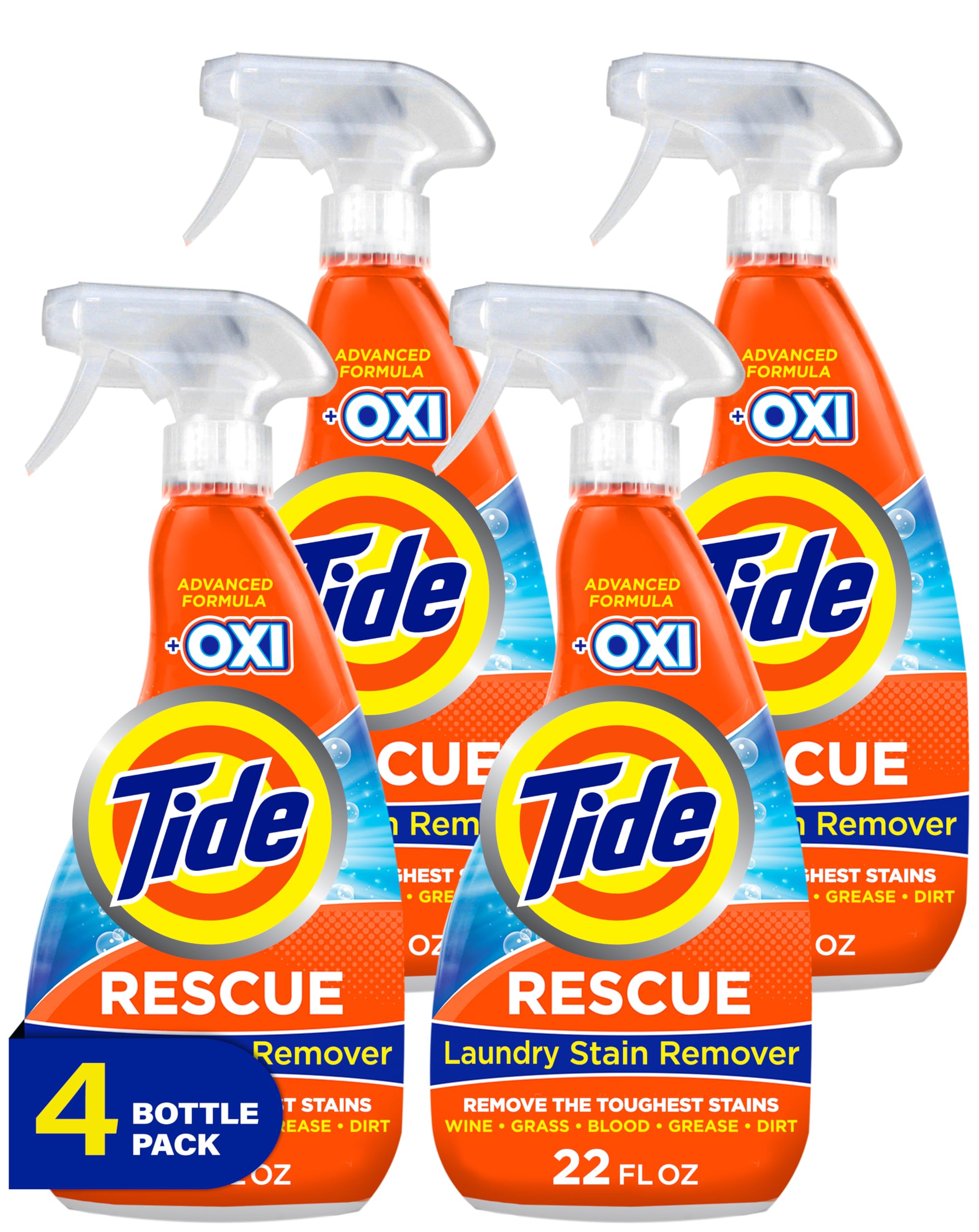 Foto 2 pulgar | Quitamanchas Para Ropa Tide Rescue Con Oxi 650 Ml (paquete De 4) - Venta Internacional.