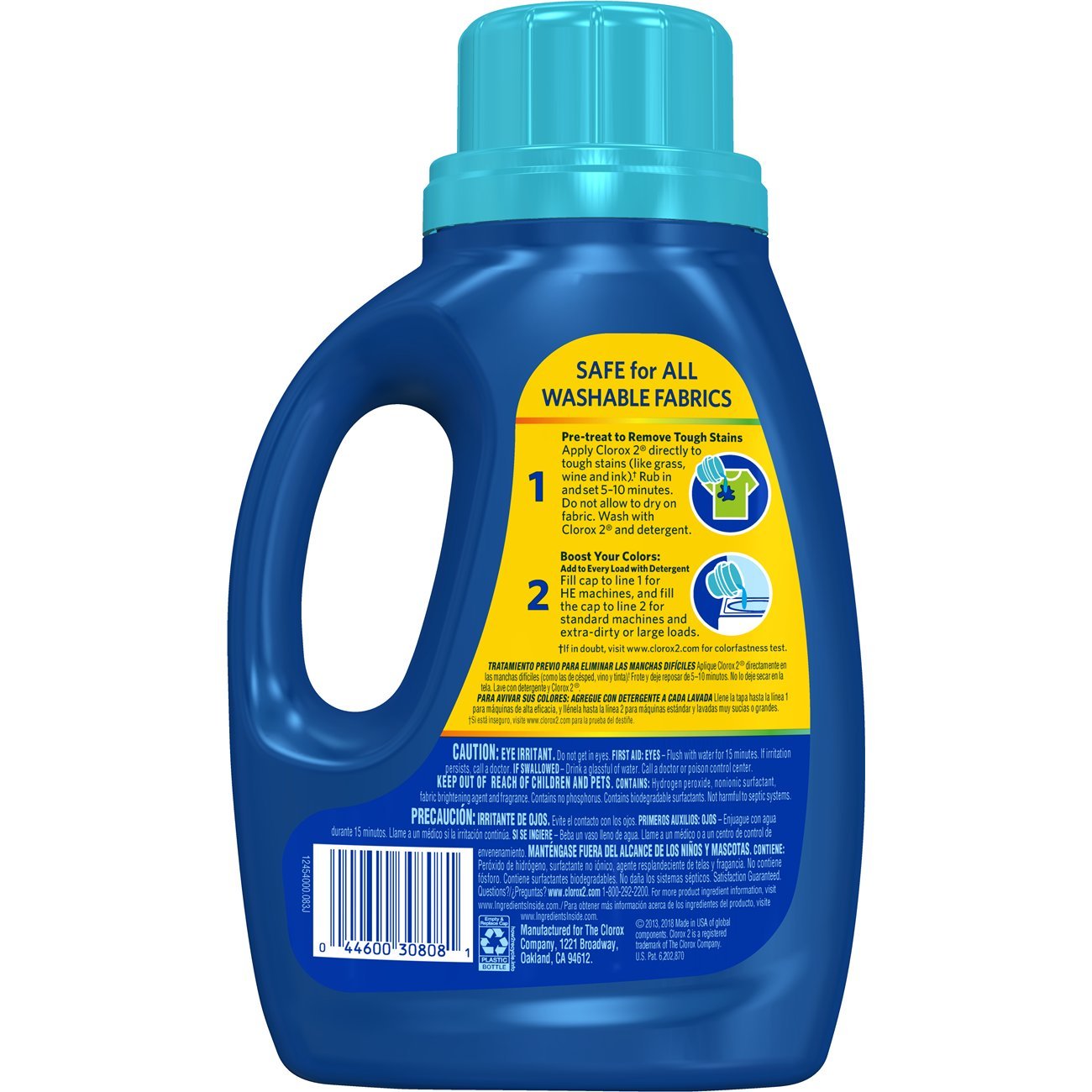 Foto 3 pulgar | Quitamanchas Y Potenciador De Color Para Lavandería Clorox 2  975 Ml - Venta Internacional.