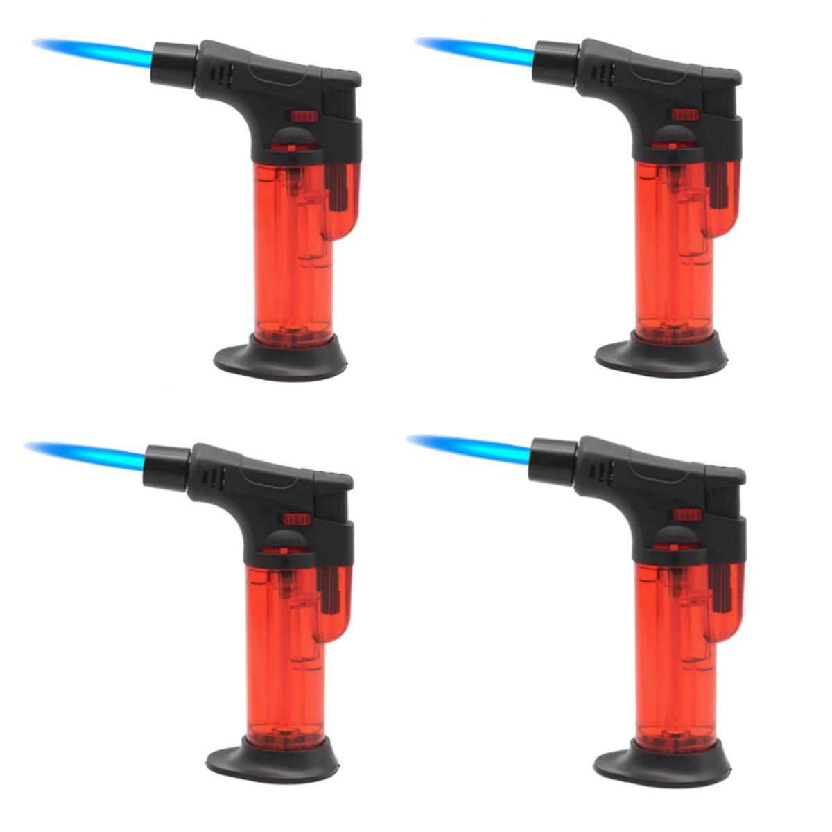 Foto 1 | Encendedor de Gas Butano Ventdepot Mxuht-009 4 Piezas Rojo