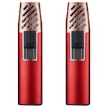 Encendedores De Gas Butano Ventdepot Mxyrd-002 2 Piezas Red