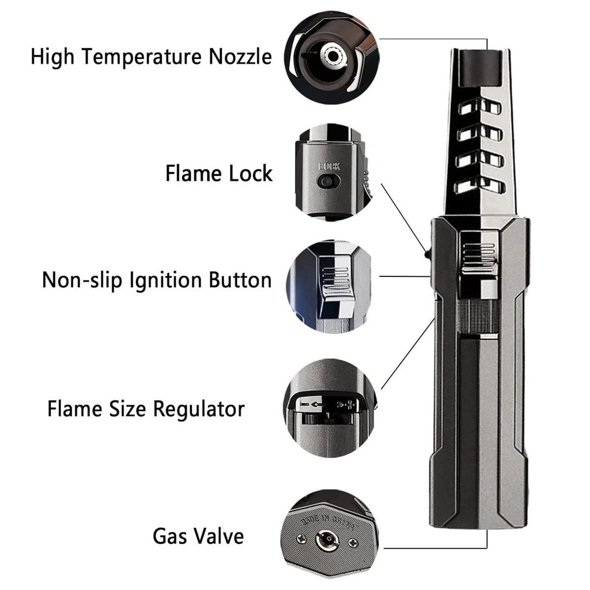 Foto 4 pulgar | Mechero Encendedor Multifuncional Ventdepot Mxbpk-0011 Pieza Negro