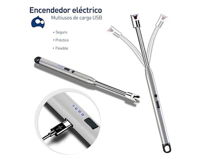 Foto 2 | Encendedor Electrónico Bluelander Carga Usb con Cuello Flexible