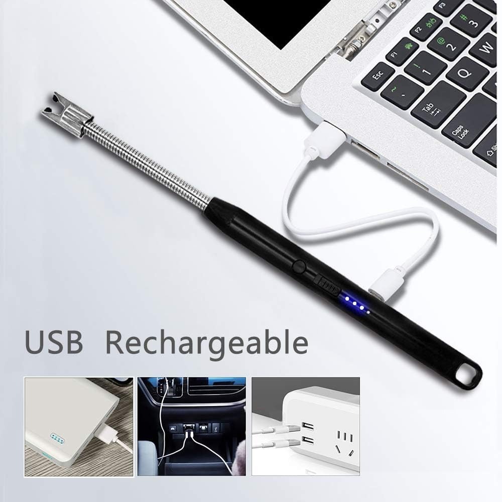 Foto 6 pulgar | Combo de 2 Encendedores Electrónicos Recargables USB Multiusos
