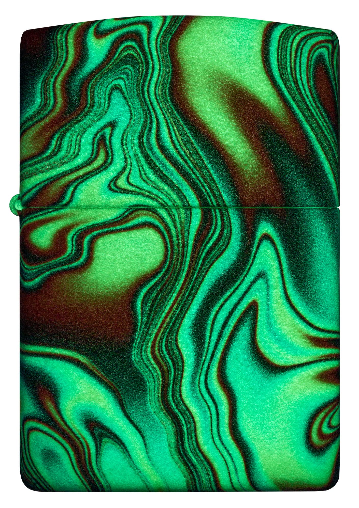 Foto 3 pulgar | Encendedor De Bolsillo Zippo Con Diseño Colorido En Espiral Que Brilla En La Oscuridad - Venta Internacional.