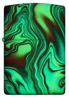 Foto 2 | Encendedor De Bolsillo Zippo Con Diseño Colorido En Espiral Que Brilla En La Oscuridad - Venta Internacional.