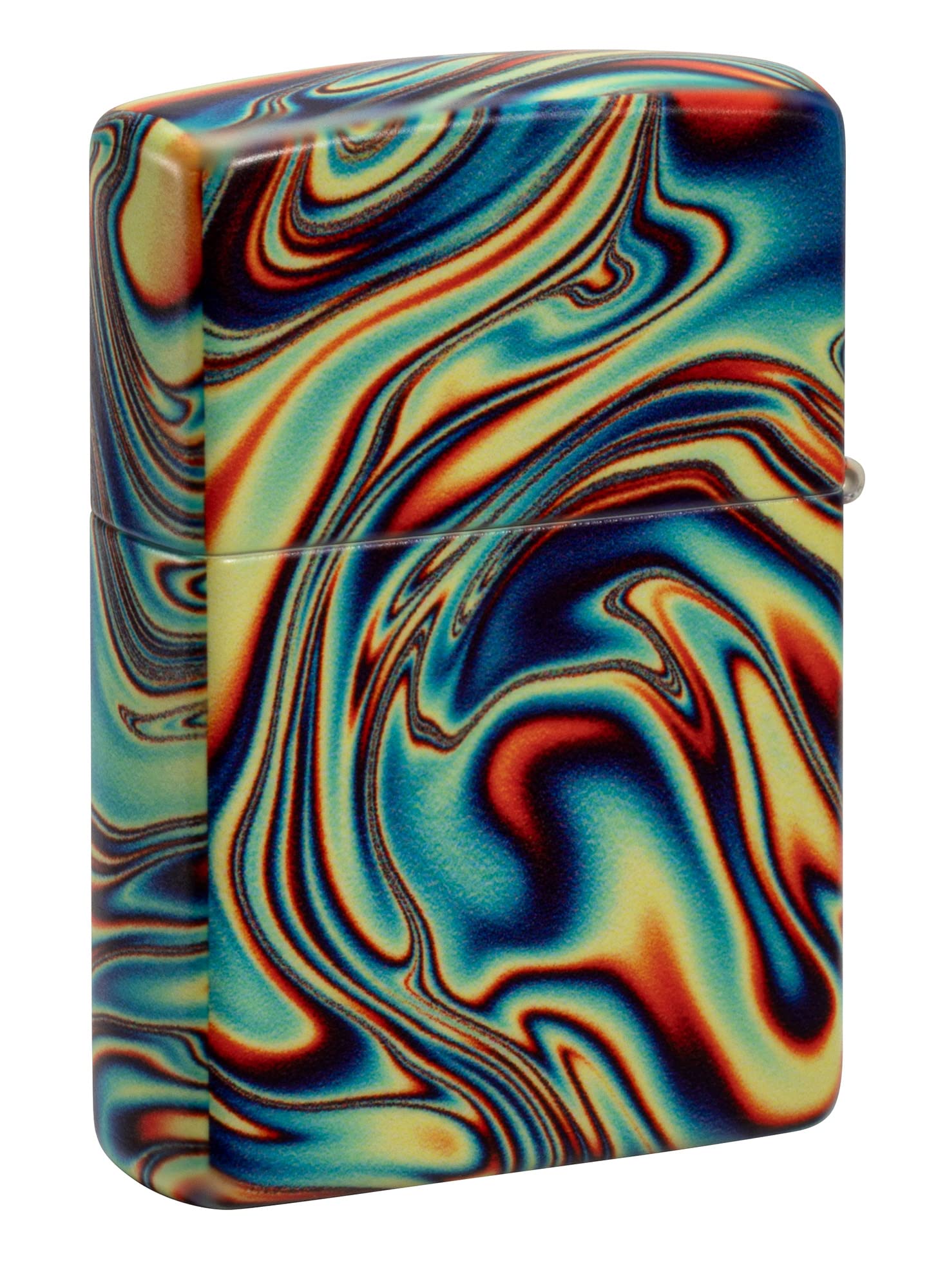 Foto 4 pulgar | Encendedor De Bolsillo Zippo Con Diseño Colorido En Espiral Que Brilla En La Oscuridad - Venta Internacional.