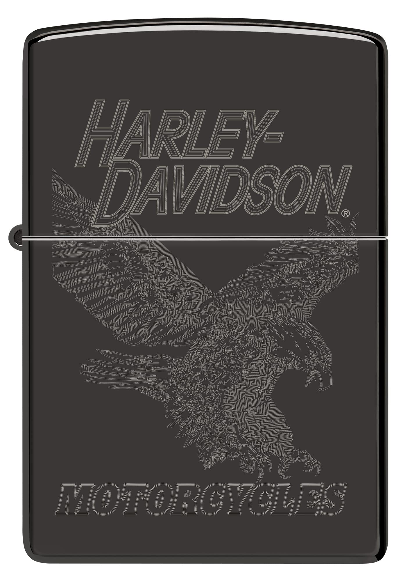 Foto 3 pulgar | Mechero De Bolsillo Zippo Harley-davidson Laser Fancy Fill Negro - Venta Internacional.