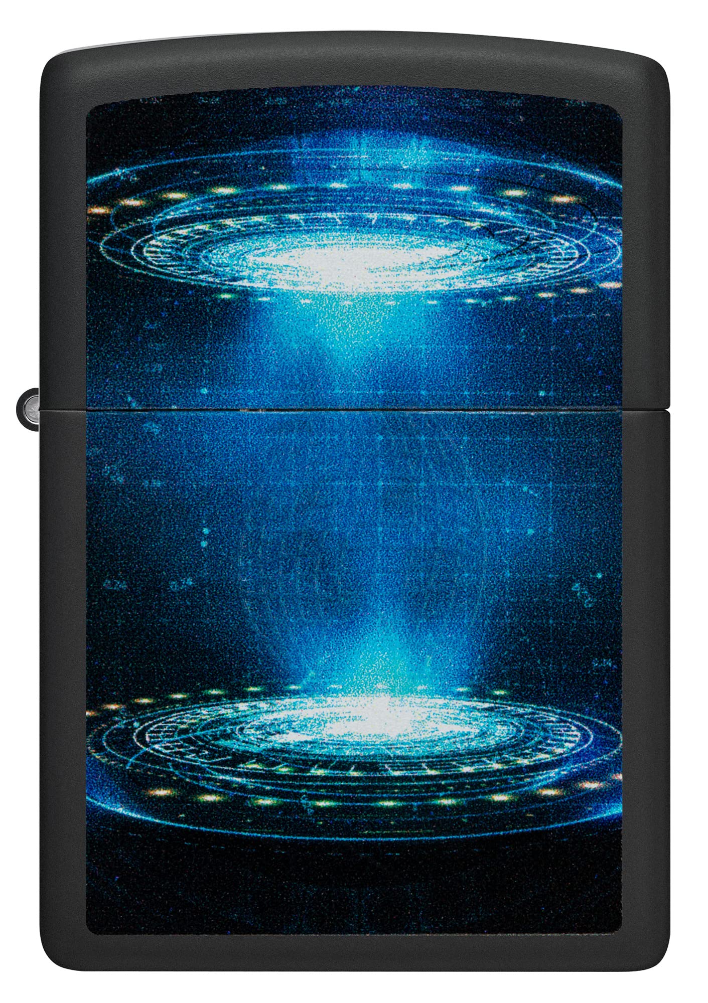 Foto 4 pulgar | Mechero De Bolsillo Zippo Black Light Ufo Flame Design Black Mate - Venta Internacional