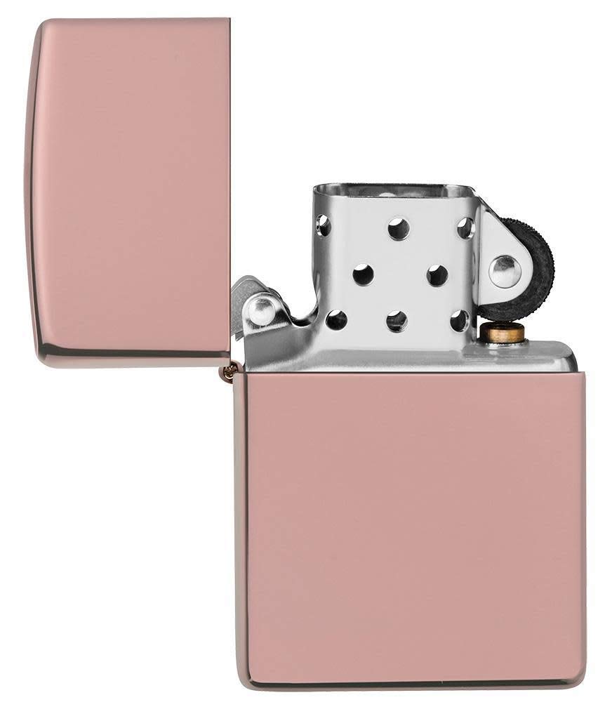 Foto 5 pulgar | Mechero De Bolsillo Zippo High Polish Rose Gold - Venta Internacional