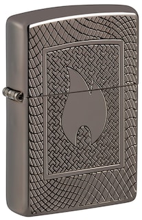 Foto 1 | Encendedor de Zippo con Diseño de Llama Armor Black Ice - Venta Internacional
