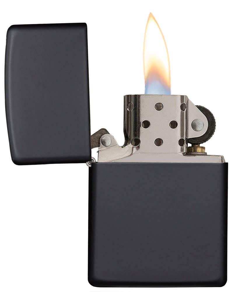 Foto 4 pulgar | Mechero De Bolsillo Zippo 218 Classic Black Mate - Venta Internacional.
