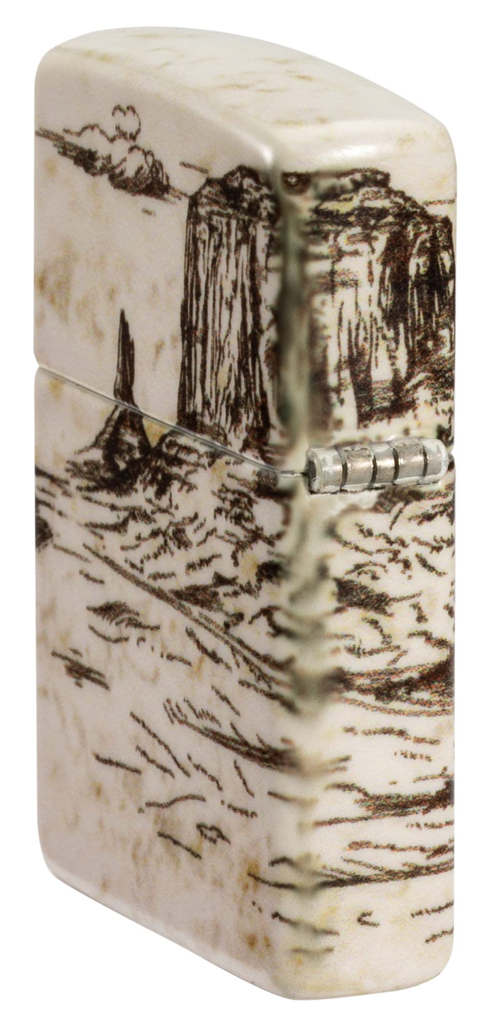 Foto 5 pulgar | Diseño De Escena Del Lejano Oeste De Zippo Más Claro, 540 Colores - Venta Internacional.