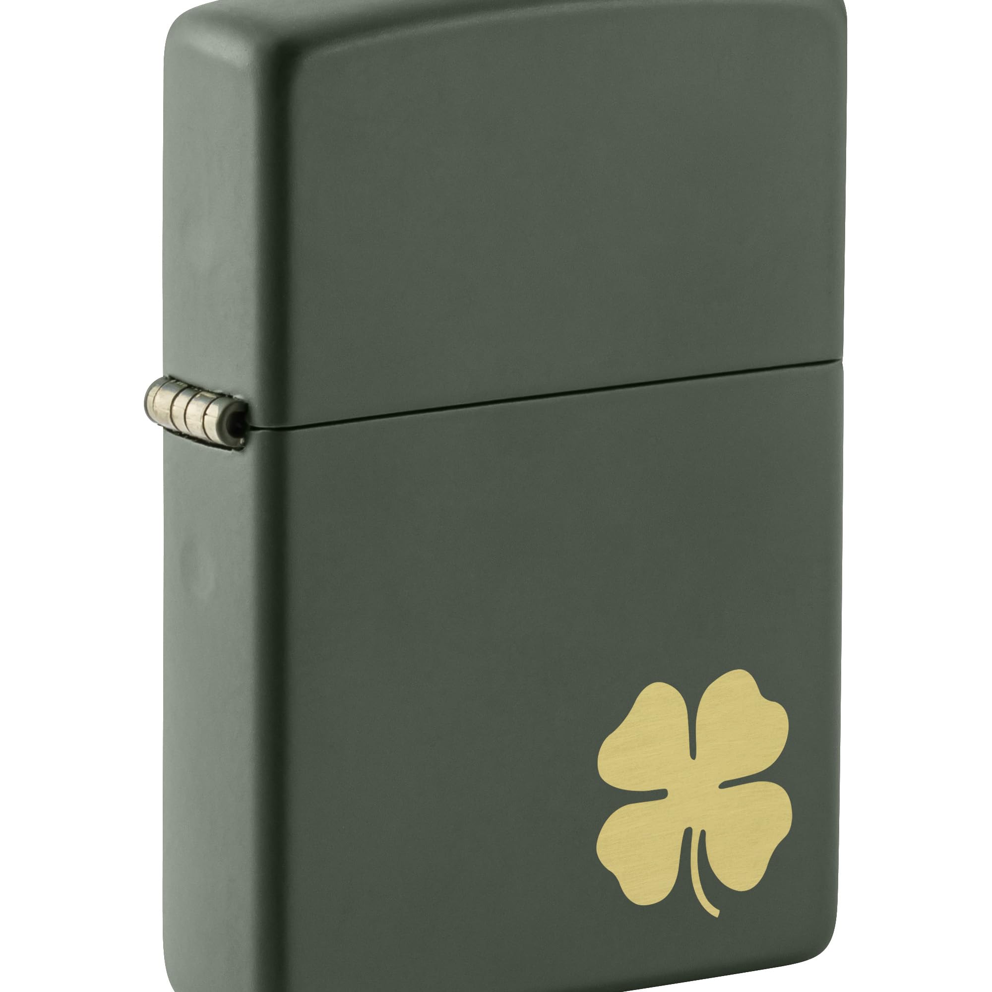 Foto 2 pulgar | Mechero De Bolsillo Zippo Four Leaf Clover Green Mate - Venta Internacional.