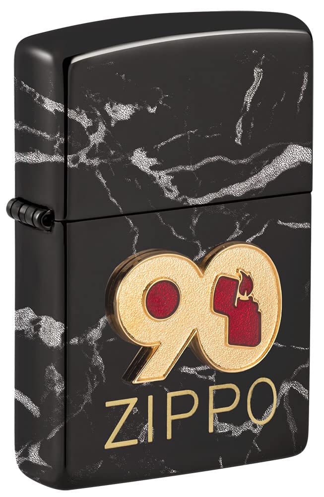 Mechero De Bolsillo Zippo Conmemorativo Del 90 Aniversario - Venta Internacional.