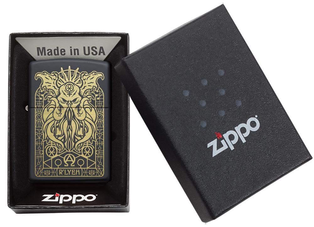 Foto 7 pulgar | Mechero De Bolsillo Zippo Monster Design Negro Mate - Venta Internacional.