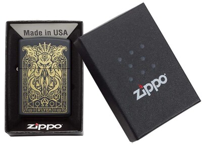 Foto 6 | Mechero De Bolsillo Zippo Monster Design Negro Mate - Venta Internacional.