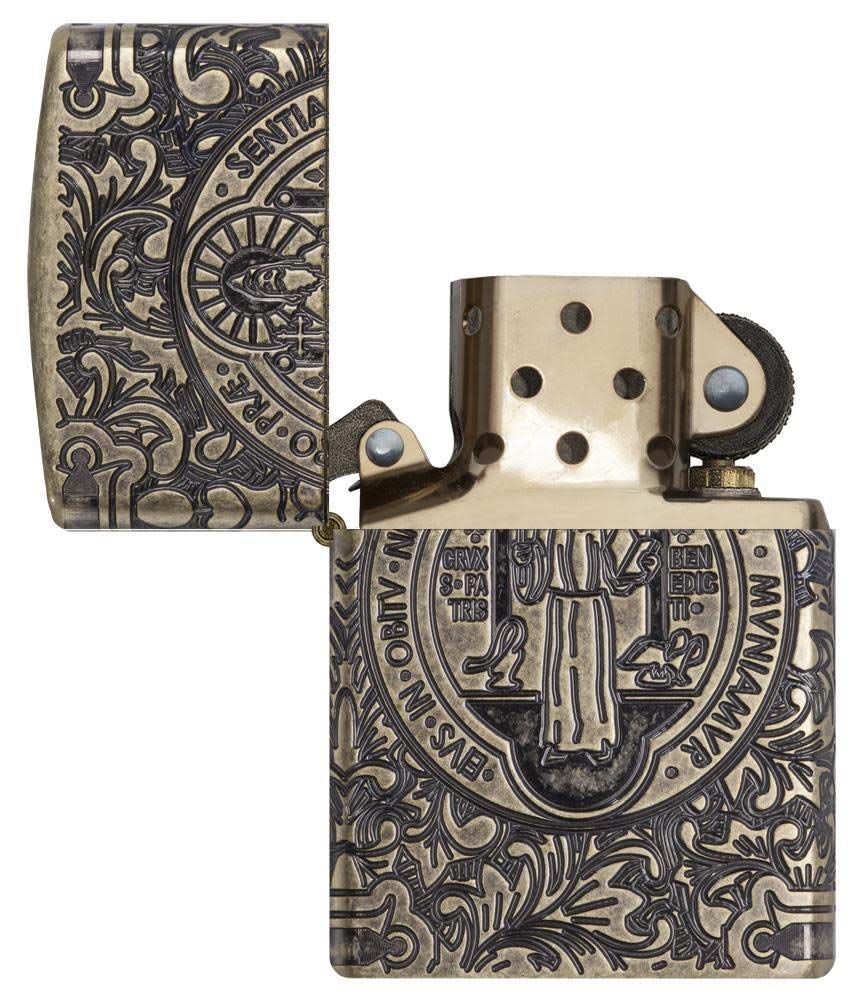 Foto 5 pulgar | Encendedor De Bolsillo Zippo St Benedict Design - Venta Internacional.