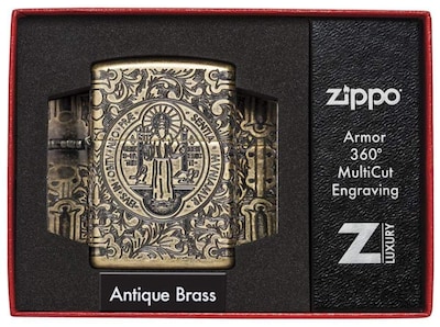 Foto 6 | Encendedor De Bolsillo Zippo St Benedict Design - Venta Internacional.