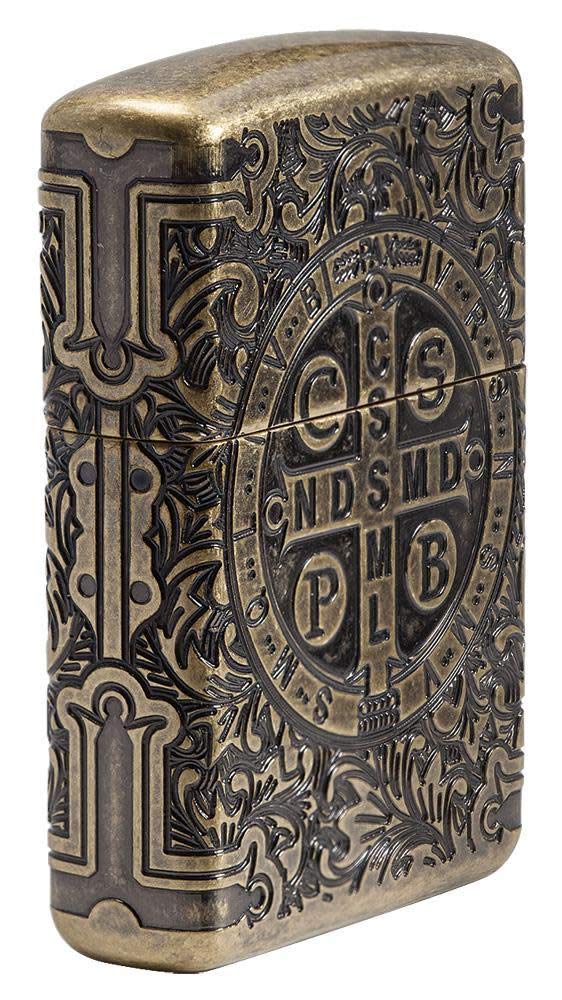 Foto 7 | Encendedor De Bolsillo Zippo St Benedict Design - Venta Internacional.