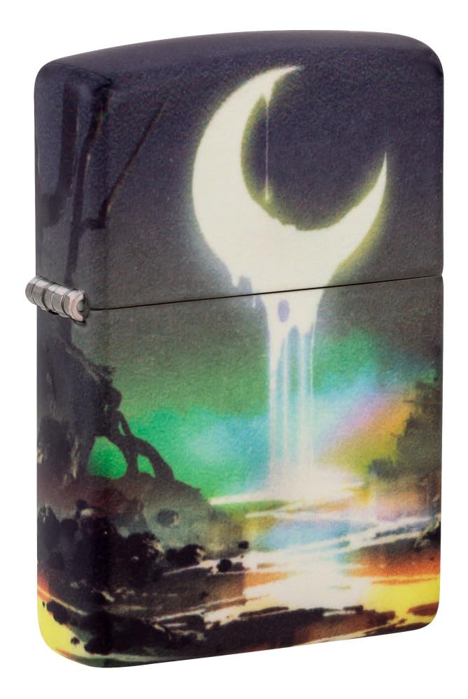 Foto 1 | Mechero De Bolsillo Zippo Moon Dream Design 540 Colores Que Brillan En La Oscuridad - Venta Internacional.