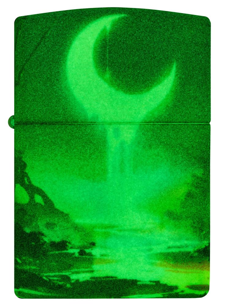 Foto 3 pulgar | Mechero De Bolsillo Zippo Moon Dream Design 540 Colores Que Brillan En La Oscuridad - Venta Internacional.