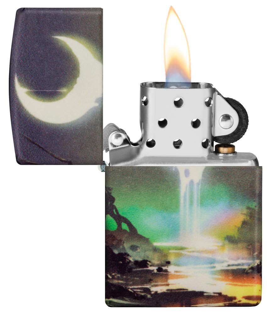 Foto 5 pulgar | Mechero De Bolsillo Zippo Moon Dream Design 540 Colores Que Brillan En La Oscuridad - Venta Internacional.