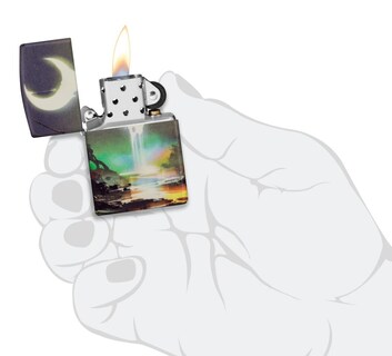 Foto 6 | Mechero De Bolsillo Zippo Moon Dream Design 540 Colores Que Brillan En La Oscuridad - Venta Internacional.