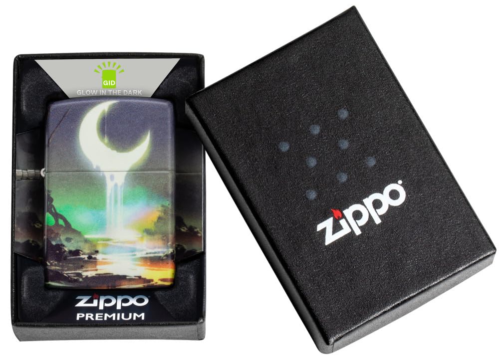 Foto 8 pulgar | Mechero De Bolsillo Zippo Moon Dream Design 540 Colores Que Brillan En La Oscuridad - Venta Internacional.