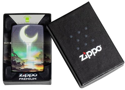 Foto 7 | Mechero De Bolsillo Zippo Moon Dream Design 540 Colores Que Brillan En La Oscuridad - Venta Internacional.