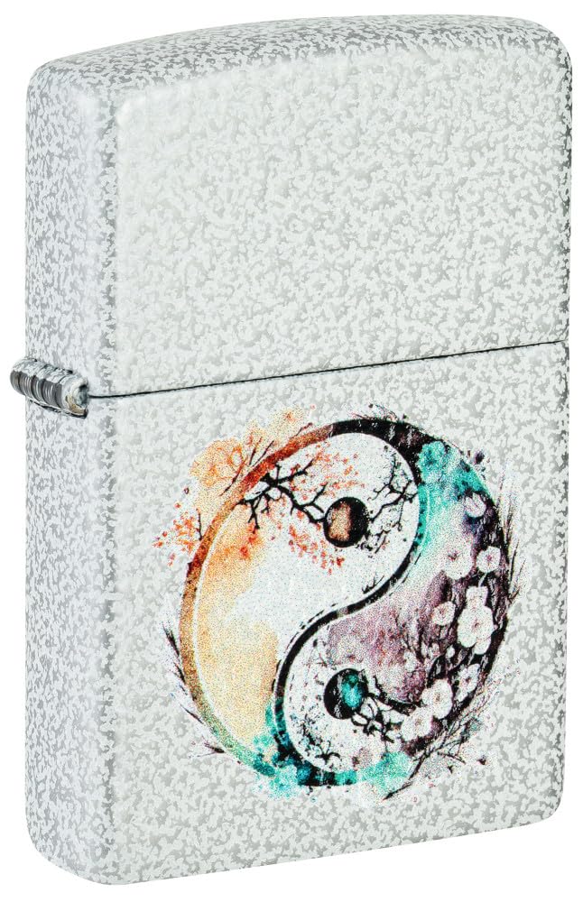 Bolsillo Glacier Más Ligero Con Diseño Floral Yin Y Yang - Venta Internacional.