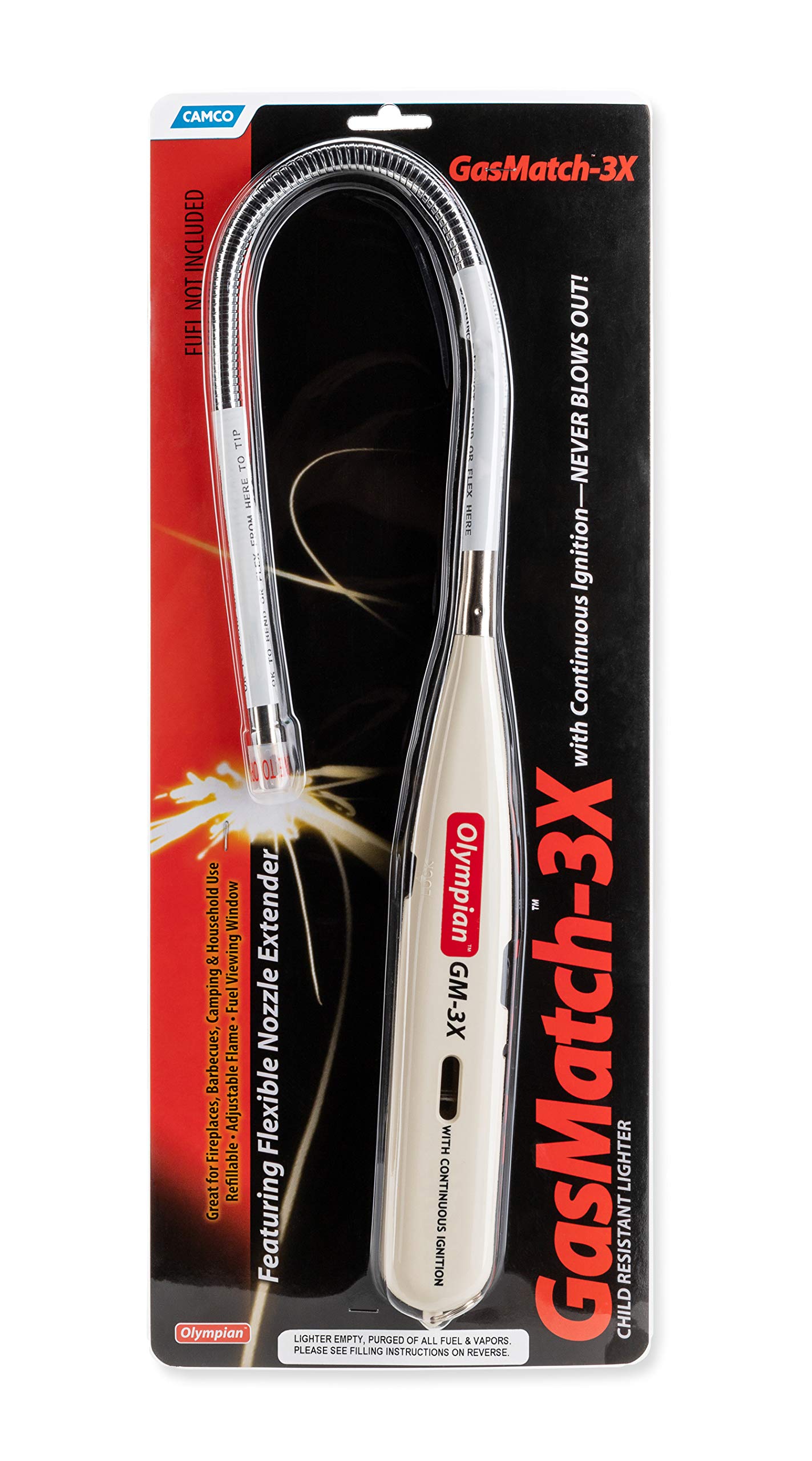 Foto 6 | Gas Match Camco Olympian Gm-3x Ajustable A Prueba De Fuego Y Viento - Venta Internacional.