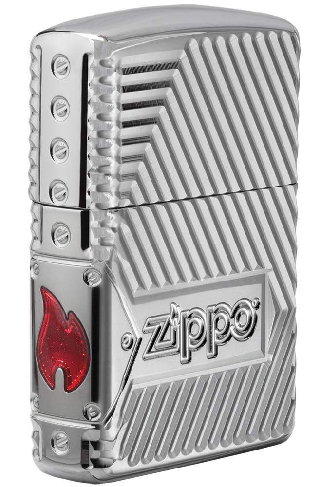 Encendedor De Bolsillo Con Diseño De Tornillos Zippo, Auténtico Resistente Al Viento - Venta Internacional.