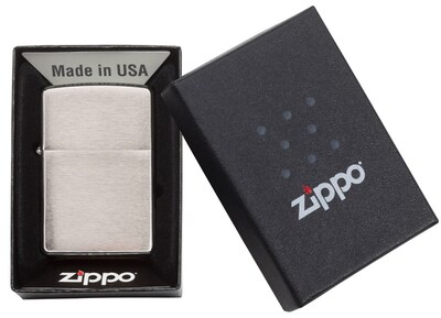 Foto 6 | Mechero De Bolsillo Zippo 200 Classic En Cromo Cepillado - Venta Internacional.