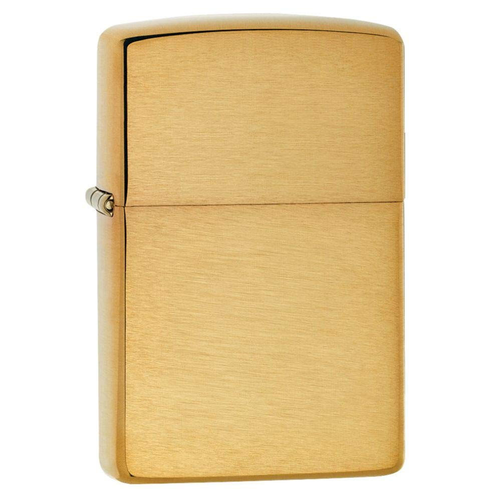 Mechero De Bolsillo Zippo 168 Armor De Latón Cepillado - Venta Internacional.