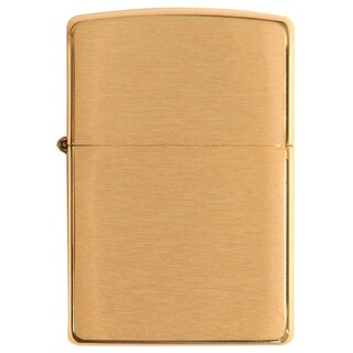 Foto 2 | Mechero De Bolsillo Zippo 168 Armor De Latón Cepillado - Venta Internacional.