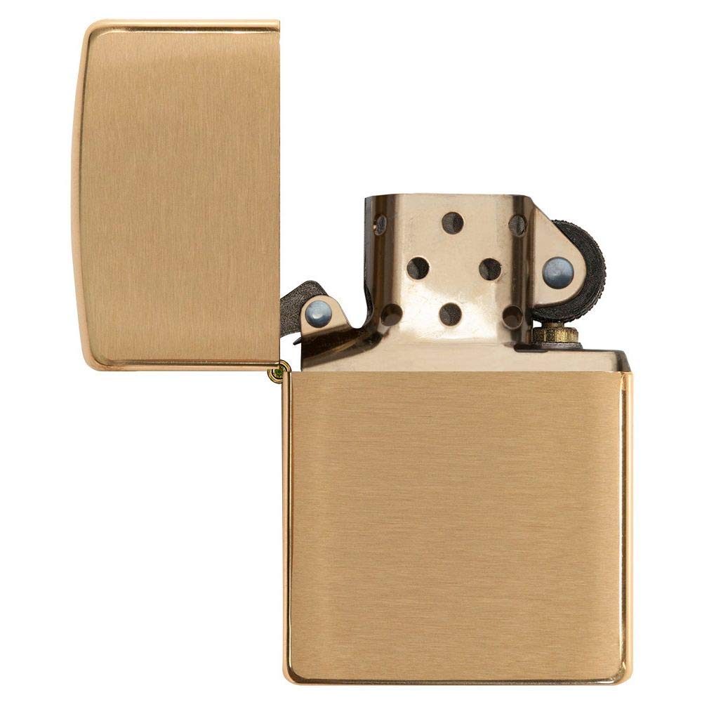 Foto 5 pulgar | Mechero De Bolsillo Zippo 168 Armor De Latón Cepillado - Venta Internacional.