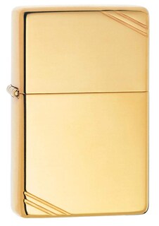 Foto 1 | Mechero De Bolsillo Zippo Vintage De Latón Pulido Con Barras - Venta Internacional.