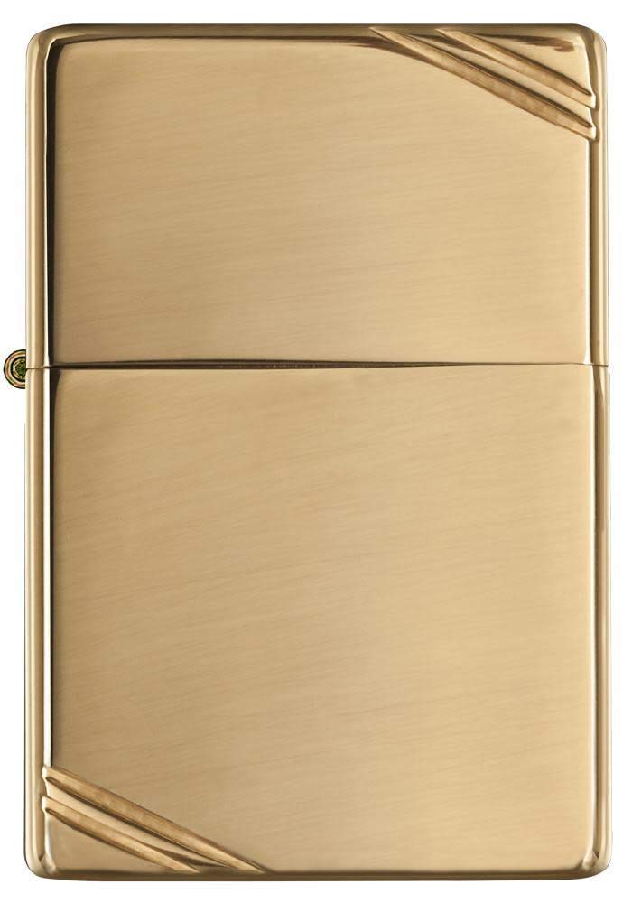 Foto 3 pulgar | Mechero De Bolsillo Zippo Vintage De Latón Pulido Con Barras - Venta Internacional.