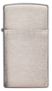 Foto 2 | Mechero De Bolsillo Zippo Cromado Cepillado Delgado Genuino Resistente Al Viento - Venta Internacional.