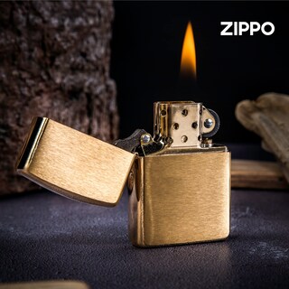 Foto 2 | Latón Macizo Zippo Más Ligero Con Acabado Cepillado - Venta Internacional.