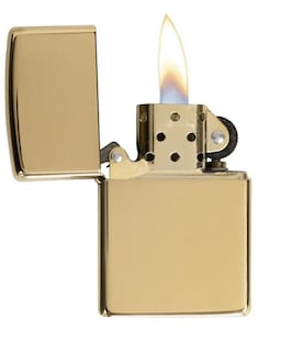 Foto 5 | Latón Macizo Zippo Más Ligero Con Acabado Cepillado - Venta Internacional.