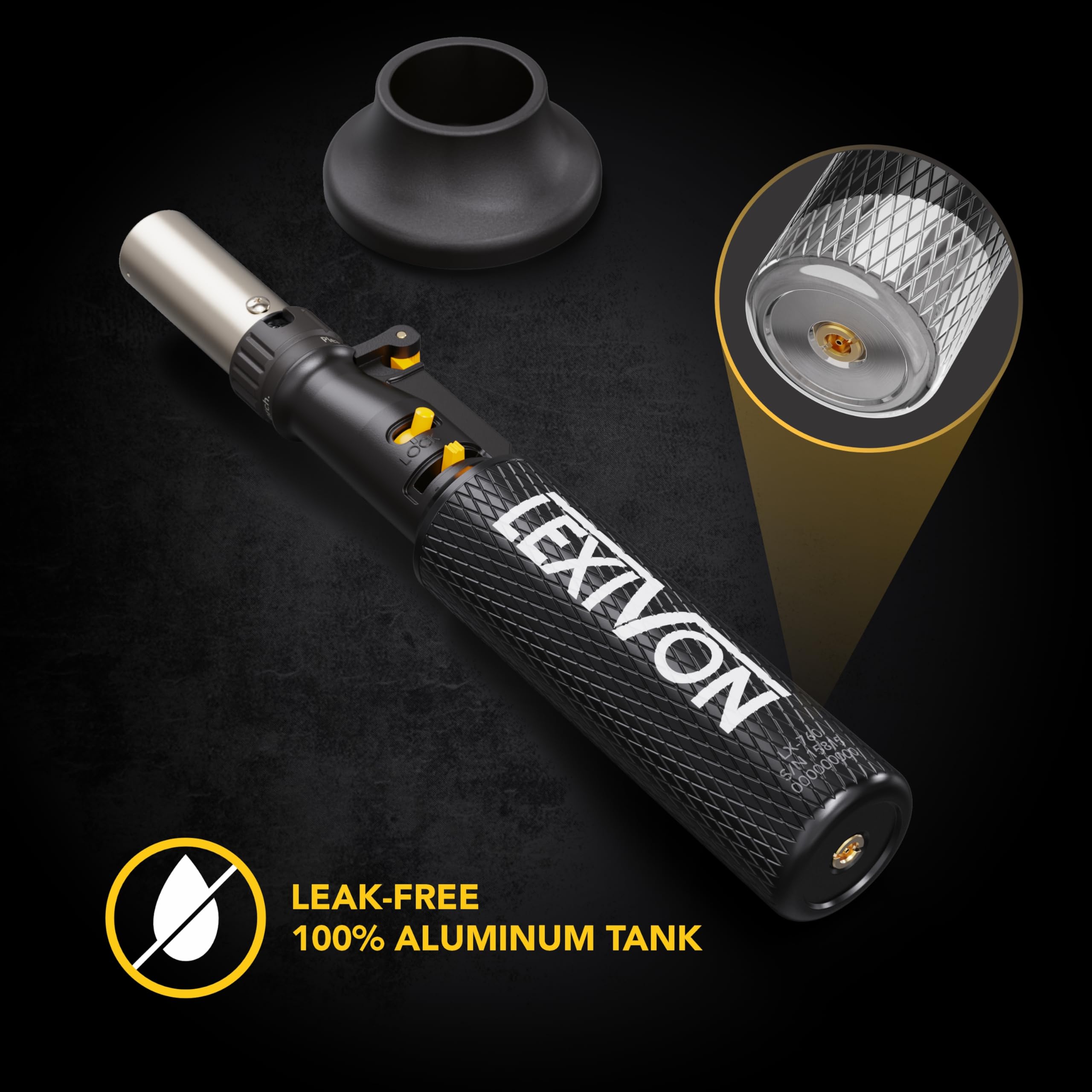 Foto 2 | Soplete De Butano Lexivon Lx-760 Recargable Con Llama Ajustable - Venta Internacional.