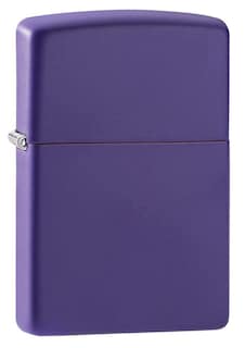 Foto 1 | Bolsillo Zippo Morado Mate Más Ligero A Prueba De Viento - Venta Internacional.