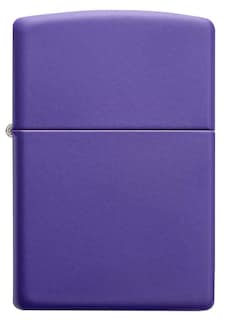 Foto 2 | Bolsillo Zippo Morado Mate Más Ligero A Prueba De Viento - Venta Internacional.