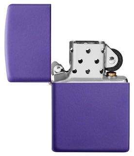 Foto 4 | Bolsillo Zippo Morado Mate Más Ligero A Prueba De Viento - Venta Internacional.
