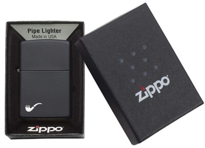 Foto 6 | Tubo Zippo Más Ligero Negro Mate Recargable De Por Vida - Venta Internacional.