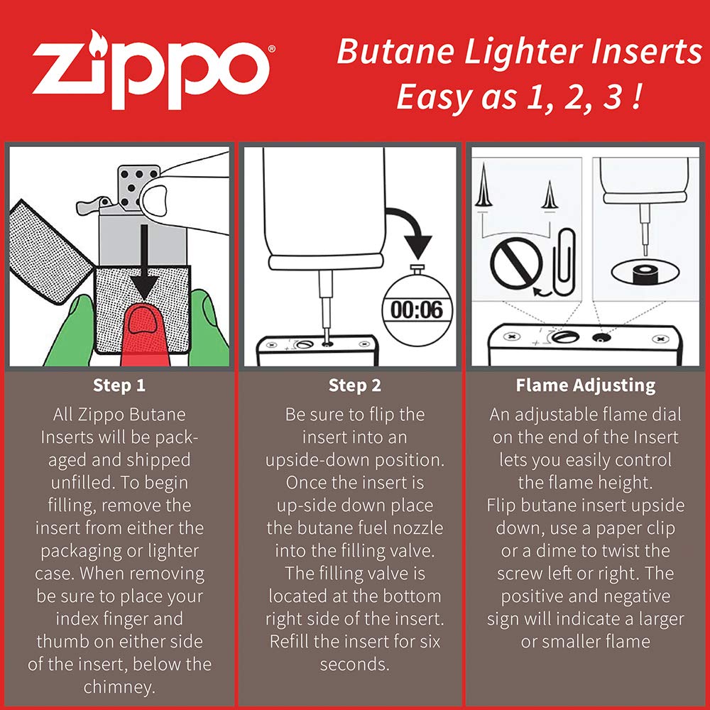Foto 3 | Encendedor De Linterna Zippo Con Llama Ajustable Para Cigarros - Venta Internacional.