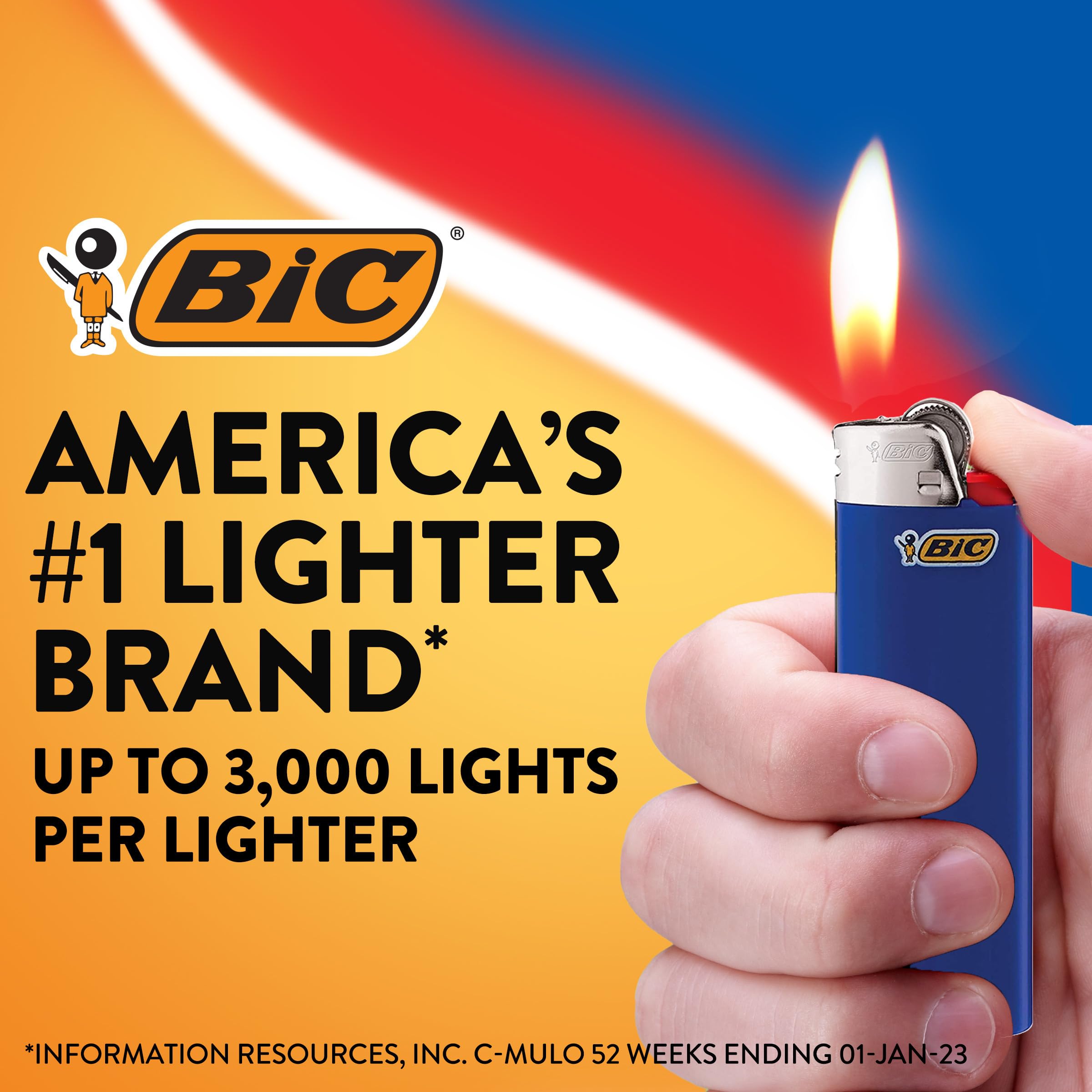 Foto 8 pulgar | Juego De 8 Encendedores De Bolsillo Maxi Psicodélicos De Edición Especial Bic - Venta Internacional.